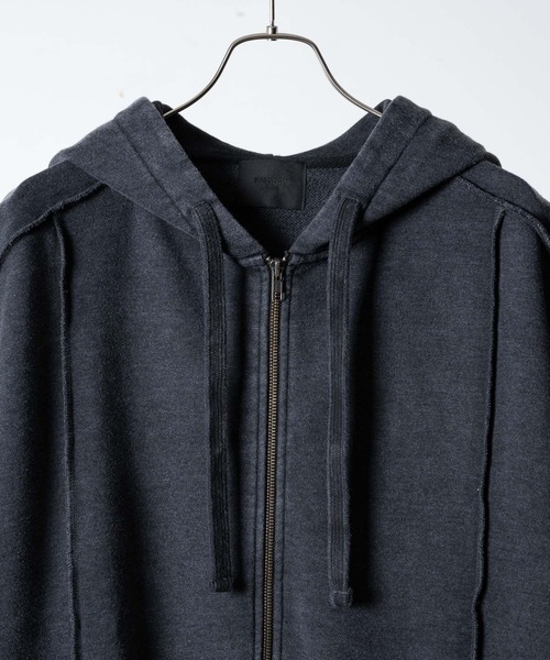 「KUUUPY」 ジップアップパーカー MEDIUM ブラック メンズ_画像5