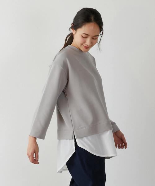 「MELROSE claire」 長袖カットソー FREE グレー レディース_画像5