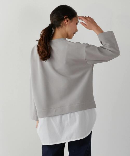 「MELROSE claire」 長袖カットソー FREE グレー レディース_画像6