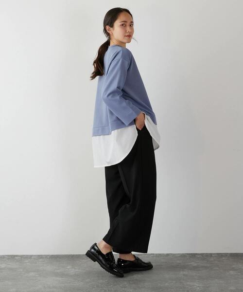 「MELROSE claire」 長袖カットソー FREE グレー レディース_画像8