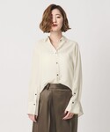 ブラウス シャツ 「conte」ジョーゼット ...の詳細画像1