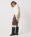 ブラウス シャツ 「conte」ジョーゼット ...の詳細画像4