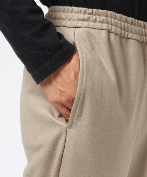 08sircus パンツ 【08sircus】ニットメルトンイージーパンツ