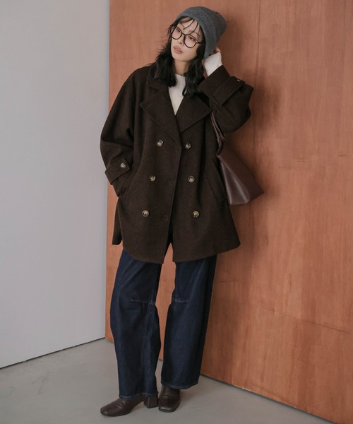 レディース　ピーコート SUGAR BISKET（シュガービスケット） ピーコート pコート オーバー