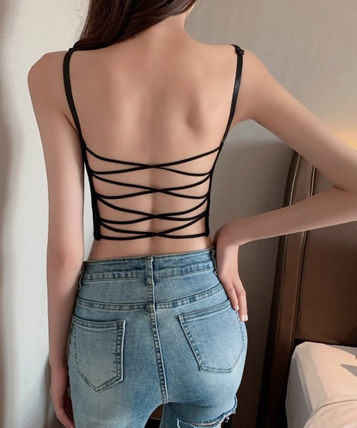 新品】ARCHI アーキ バッククロスタンクトップ