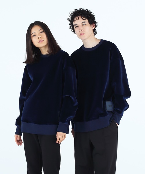 スウェット U SQUARE VELVET SPACER CREW SWEATSHIRT