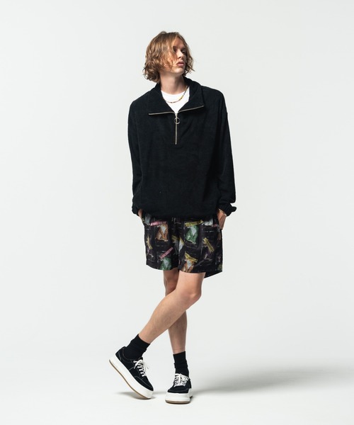 glamb ジャージ Round Zip Pile Jersey / ラウンドジップパイル