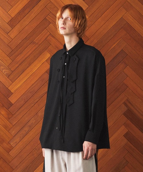 SHAREEF（シャリーフ） シャツ SIDE SLIT SHIRTS メンズ : ZOZOTOWN
