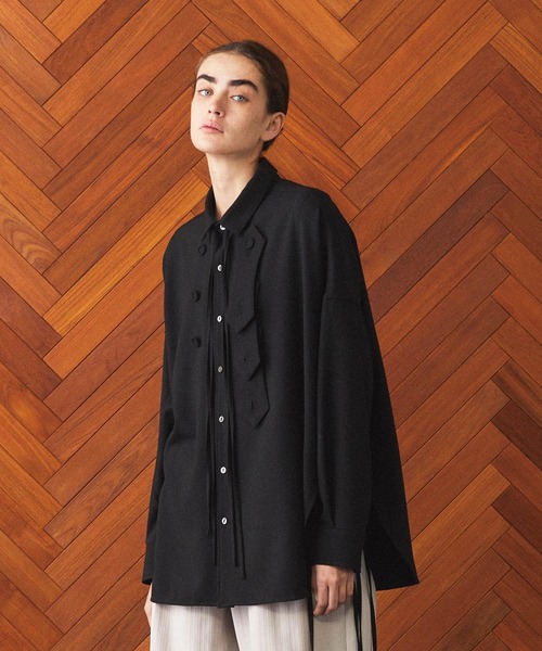 SHAREEF（シャリーフ） シャツ SIDE SLIT SHIRTS メンズ : ZOZOTOWN