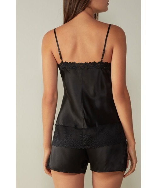 Intimissimi インナーシャツ 肌着 Pretty Flowers シルク