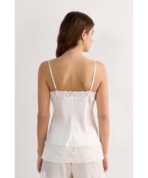 intimissimi シルクキャミソール M Intimissimi（インティミッシミ） キャミソール レース＆シルク