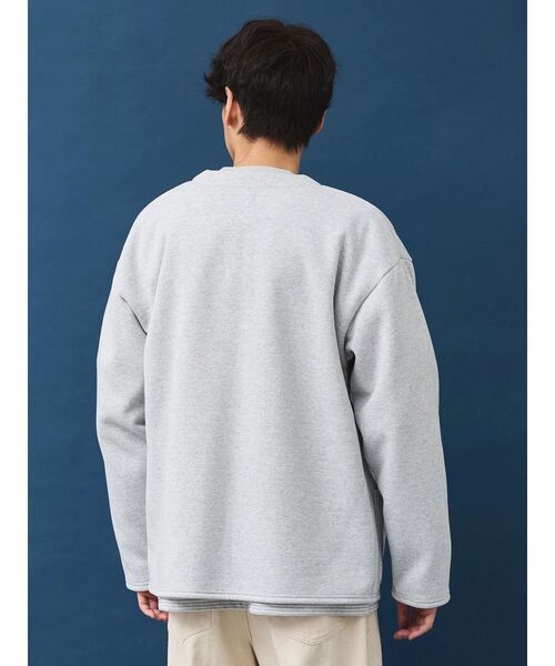 CRAFT STANDARD BOUTIQUE クルーネック裏起毛カーディガン セール】クルーネック裏起毛カーディガン（カーディガン/ボレロ