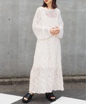 ワンピース シアージャガードノースリワンピースの詳細画像3