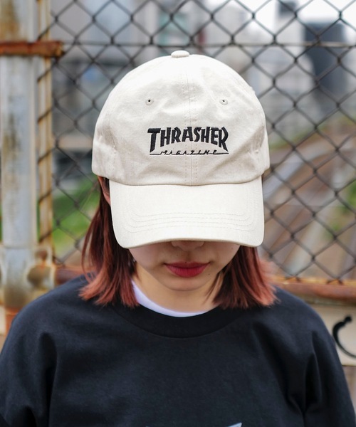 THRASHER キャップ 帽子 MAG LOGO 6P CAP/スラッシャー帽子
