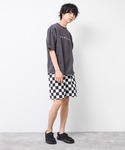 水着 「水着」総柄スイムショートパンツ キッズ...の詳細画像1