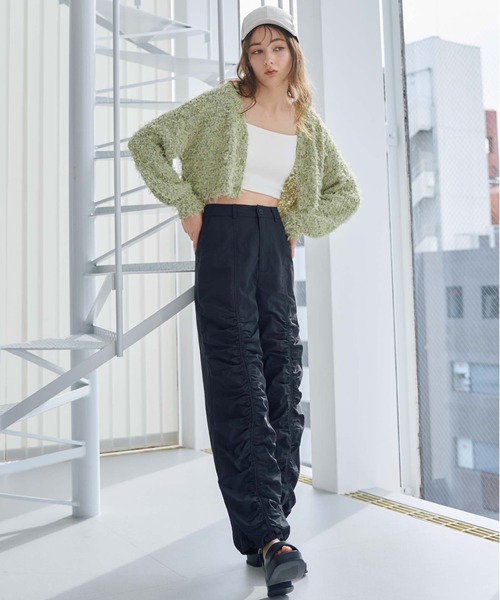 archives パンツ ギャザーパラシュートパンツ レディース : ZOZOTOWN