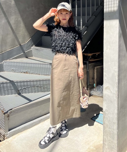 AD2022 23SS リボン装飾Tシャツ 白 正装（白） / 風天工房 ( futenkobo )のスタンダードTシャツ通販