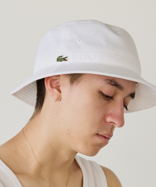 レア物‼️Supreme ラコステ　バケットハット　美品　Lサイズ レア物‼️Supreme ラコステ バケットハット 美品 Lサイズ レア物
