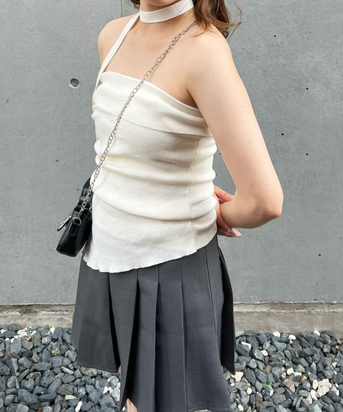 frunco タイチョーカー付きベアトップ レディース : ZOZOTOWN Yahoo!店