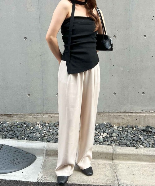 frunco タイチョーカー付きベアトップ レディース : ZOZOTOWN Yahoo!店