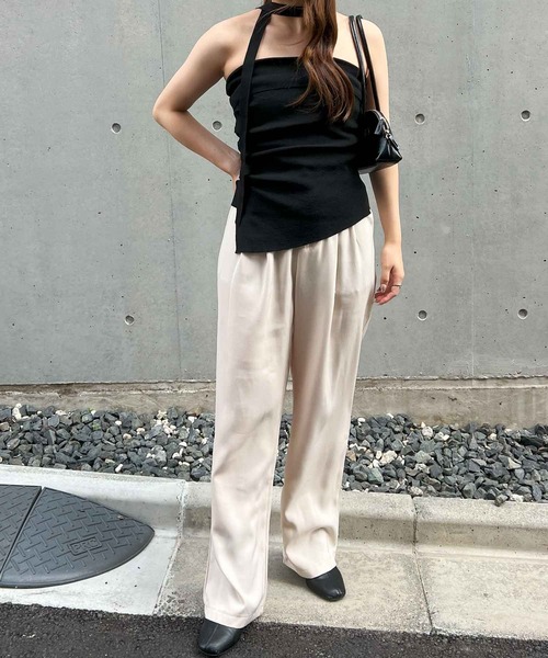 frunco タイチョーカー付きベアトップ レディース : ZOZOTOWN Yahoo!店