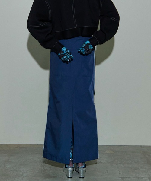 メゾンスペシャル　Side Line Oxford Maxi Skirt SALE】Gingham Checkered Maxi Skirt