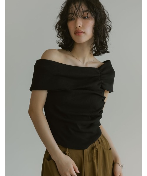 tシャツ 「Made in JAPAN」アシンメトリーカットトップス レディース 楽天市場】【限定！10%OFFクーポンで2699円】スムースカットソー