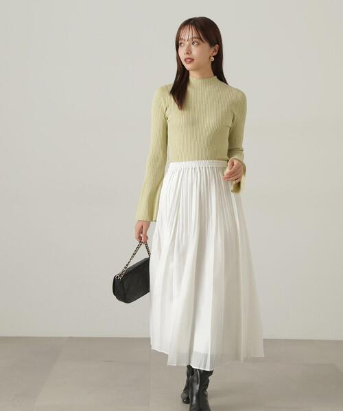 PROPORTION BODY DRESSING スカート プリーツオーガンスカート