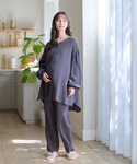 マタニティパジャマ 授乳ブラ マタニティ コッ...の詳細画像5