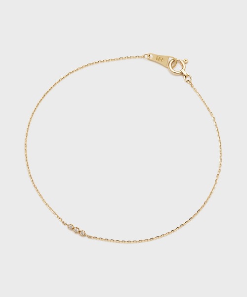 ノジェス ブレスレット ダイヤモンド 0.01 k10 PG K10ダイヤモンドブレスレット（0.01ct）｜ブレスレット｜ノジェス 公式