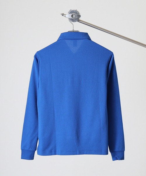 uvカット ポロシャツ BEES BEAM 長袖アクティブポロシャツ(ポケット付