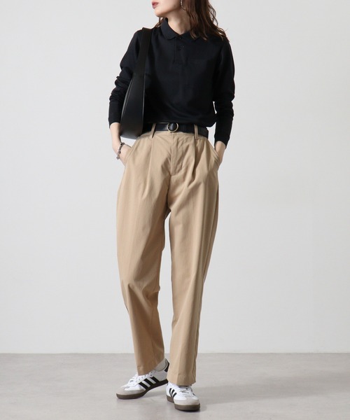 uvカット ポロシャツ BEES BEAM 長袖アクティブポロシャツ(ポケット付