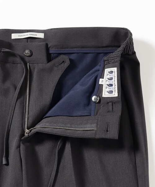 giabsarchivio MASACCIO  1プリーツ スラックス giab's ARCHIVIO スラックス giabsarchivio × Brilla per il