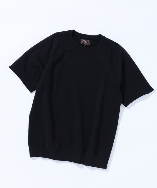BEAMS+ トレーナー スウェット カット オフ ショート スリーブ