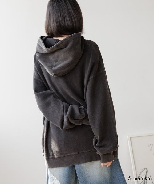 パーカー 「PBLIM×manikoコラボ」グラフィックフーディ レディース メンズ PBLIM パーカー 「PBLIM×manikoコラボ」グラフィックフーディ