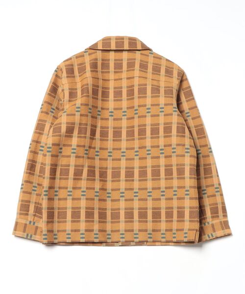 CALEE.SUPPLY CO. チェック柄ジャケット M CALEE（キャリー） チェック柄ジャケット M オレンジ メンズ