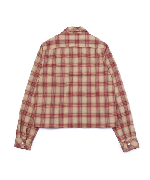 Noen シャツ シャドーオンブレチェックシャツ メンズ レディース