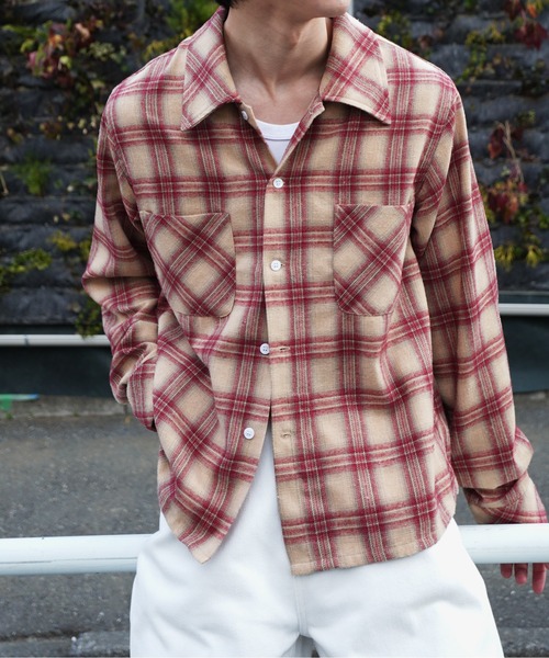 Noen シャドーオンブレチェックシャツ シャドーオンブレチェックシャツ（シャツ/ブラウス）｜Noen