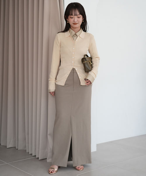 スローブイエナ　AYUPIYOサテンシャツ SLOBE IENA｜《WEB/一部店舗限定》AYUPIYOサテンシャツ