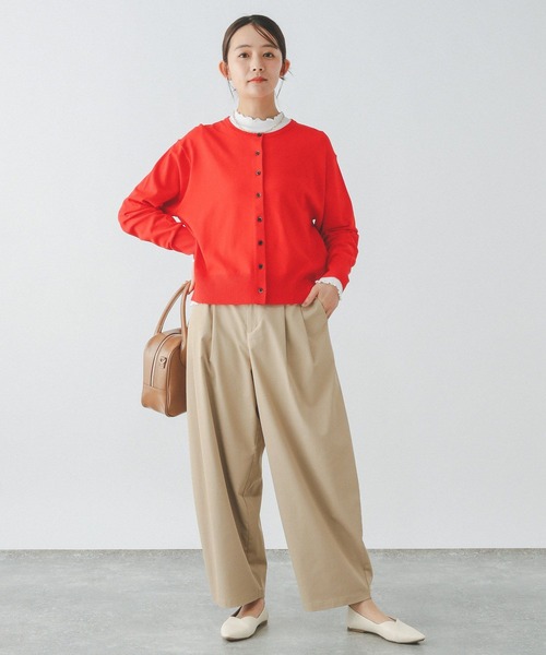 タンブル（ルビー） GLOBAL WORK（グローバルワーク） tシャツ Beauteeメローリブ長袖