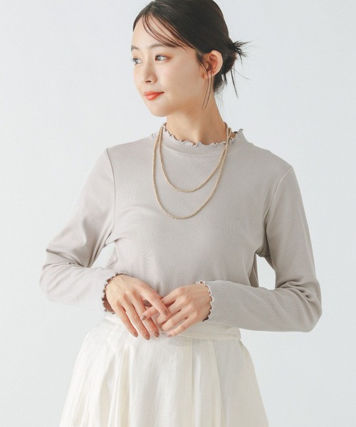 BABYL L LONG SLEEVE TEE【XLサイズ】 GLOBAL WORK（グローバルワーク） tシャツ Beauteeメローリブ長袖