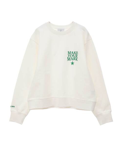 トレーナー スウェット ONEPOINT LOGO EMBROIDERY SWEAT レディース