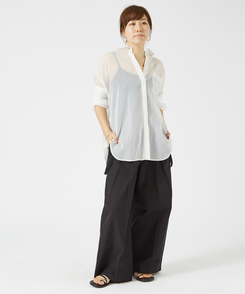 Rouge vif Anna パンツ サスペンダーワイドタックパンツ レディース  