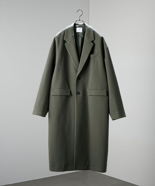 ENDER PRODUCTS チェスターコート L オリーブ メンズ : ZOZOTOWN Yahoo