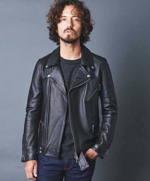 Magine（マージン） ライダースジャケット 44 ブラック メンズ