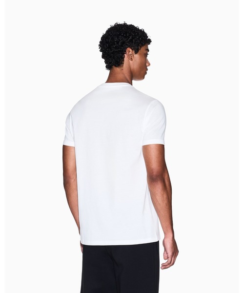 tシャツ 「A|X アルマーニ エクスチェンジ」シャイニーボックスロゴ 半袖クルーネックTシャツ/REGULAR メンズの画像