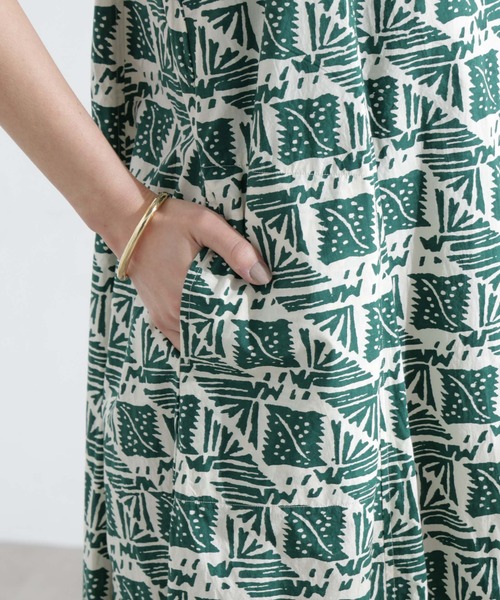 sara mallika（サラ マリカ） ワンピース Sara mallika/COTTON POPLIN