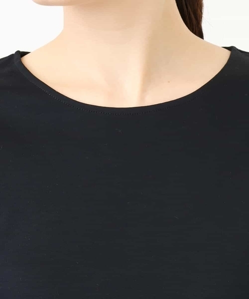 tシャツ ボリュームスリーブカットソー/接触冷感/洗える/WEB限定サイズあり レディース OFUON tシャツ ボリュームスリーブカットソー/接触冷感/洗える
