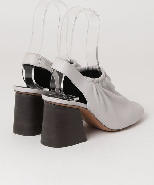 CELINE ヒールサンダル CELINE 「CELINE」 ヒールサンダル 37 グレー レディース