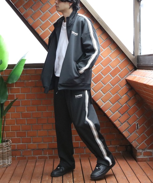 Alexandros トラックジャケット トラックパンツ ジャージ THRASHER（スラッシャー） ジャージ ジャージライントラックジャケット